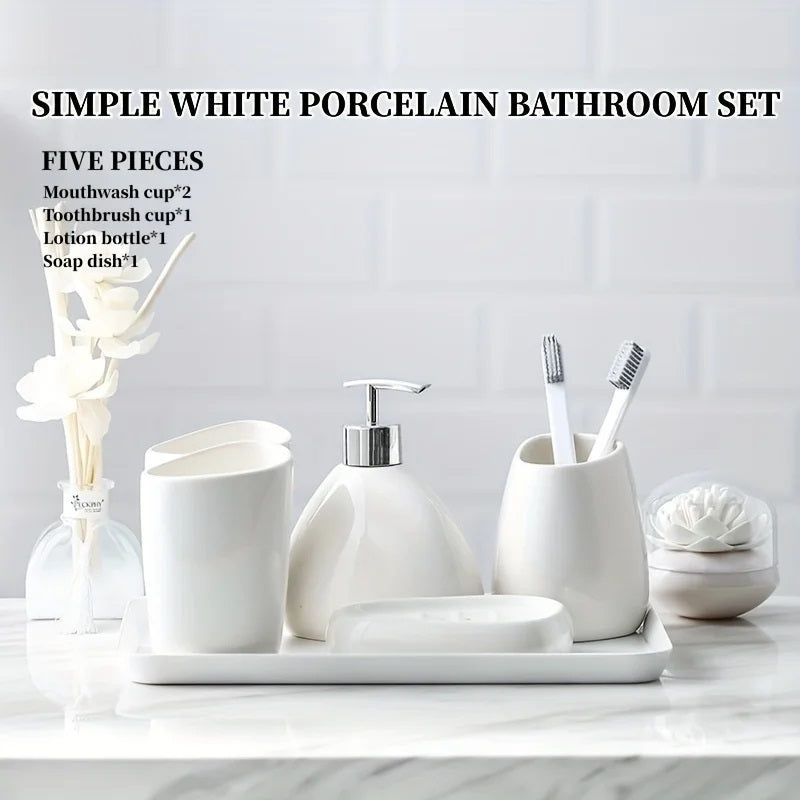 Bathroom set - White