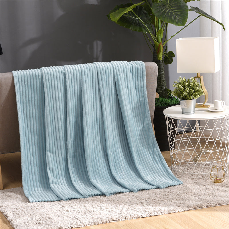 Luxuriously Soft Ribbed Velour Blanket