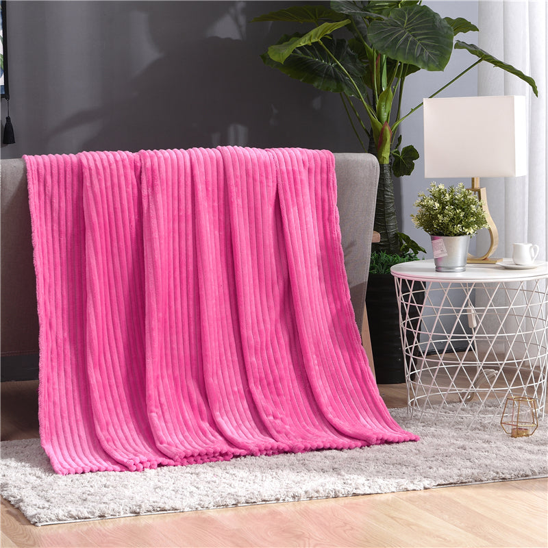 Luxuriously Soft Ribbed Velour Blanket