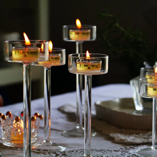 Candle Holders - Glass