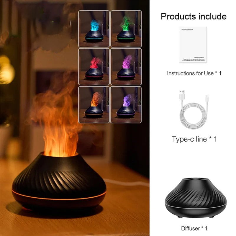 Flame Humidifier + Aroma Diffuser