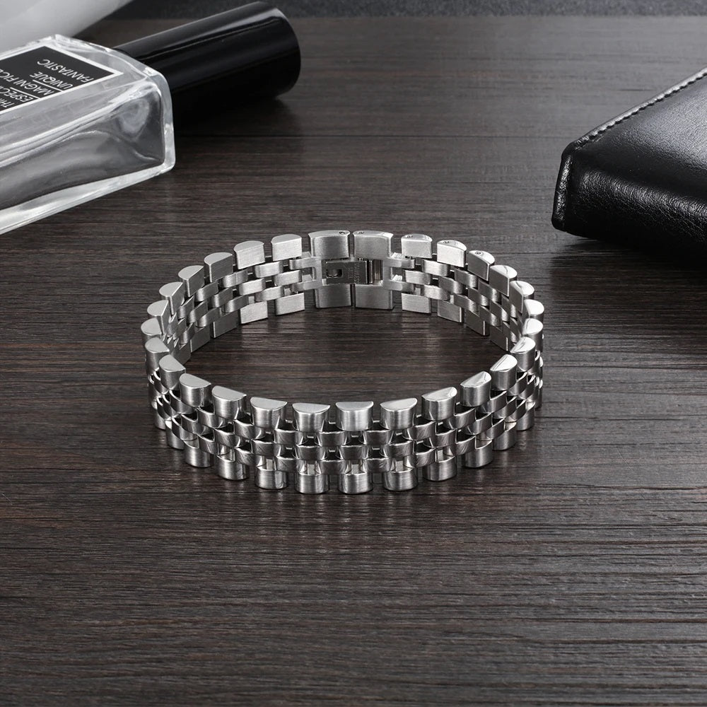 Luxury Stainless Steel Wrist Band