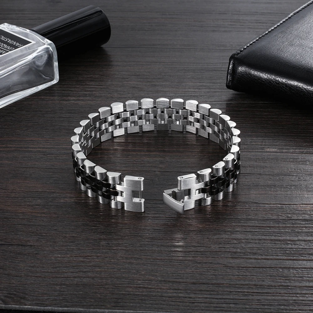 Luxury Stainless Steel Wrist Band