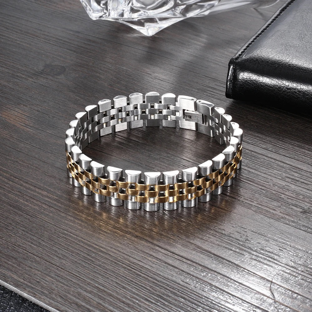 Luxury Stainless Steel Wrist Band