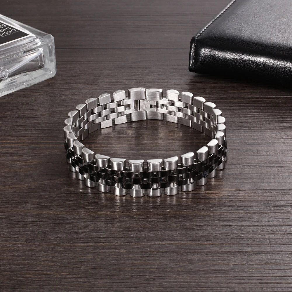 Luxury Stainless Steel Wrist Band