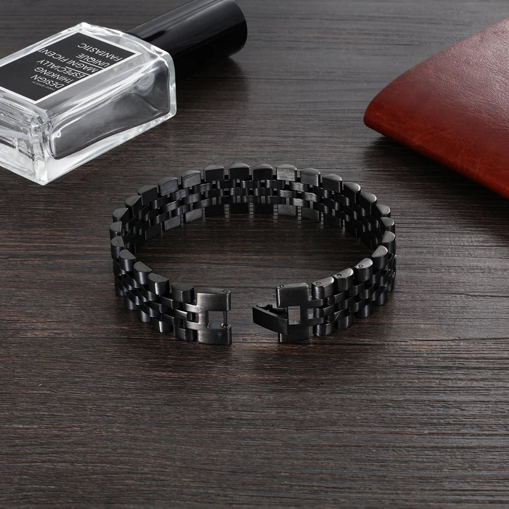 Luxury Stainless Steel Wrist Band