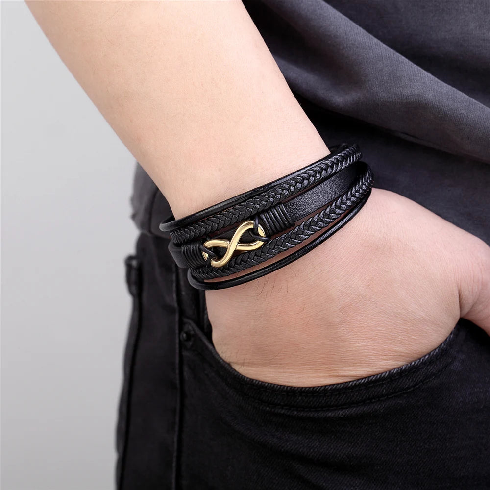 Men's Infinity Bracelet