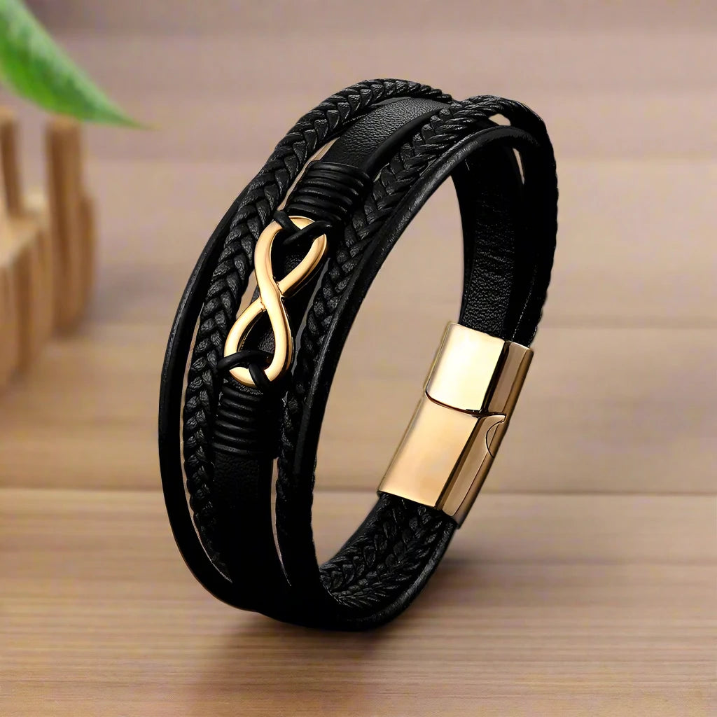 Men's Infinity Bracelet