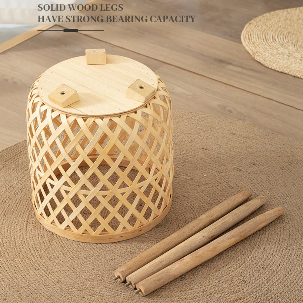 Plant Stand - Woven Bamboo