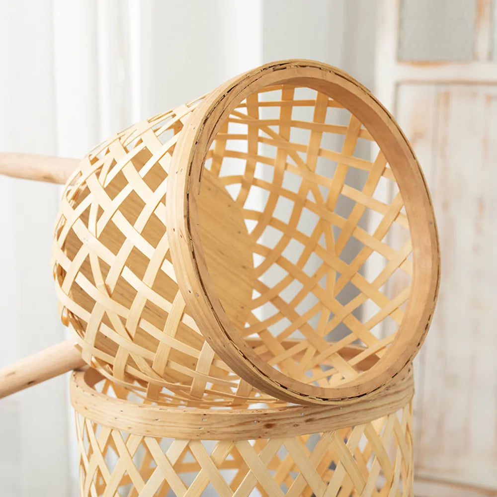 Plant Stand - Woven Bamboo