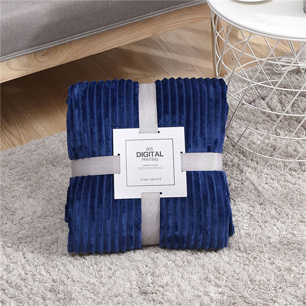 Luxuriously Soft Ribbed Velour Blanket