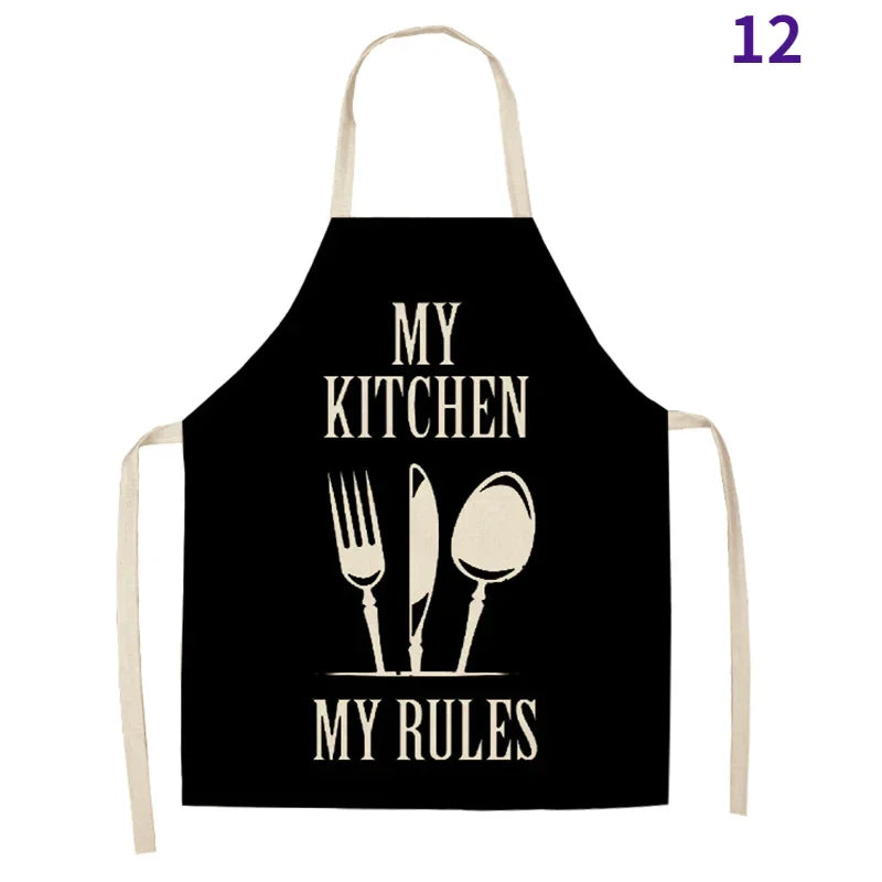 Apron with words