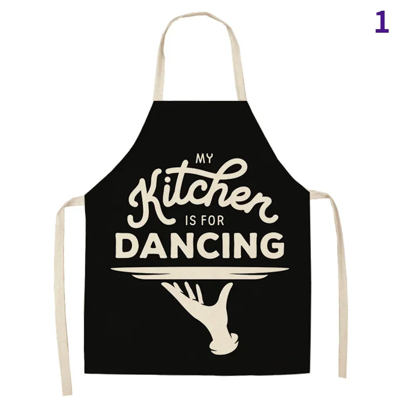 Apron with words