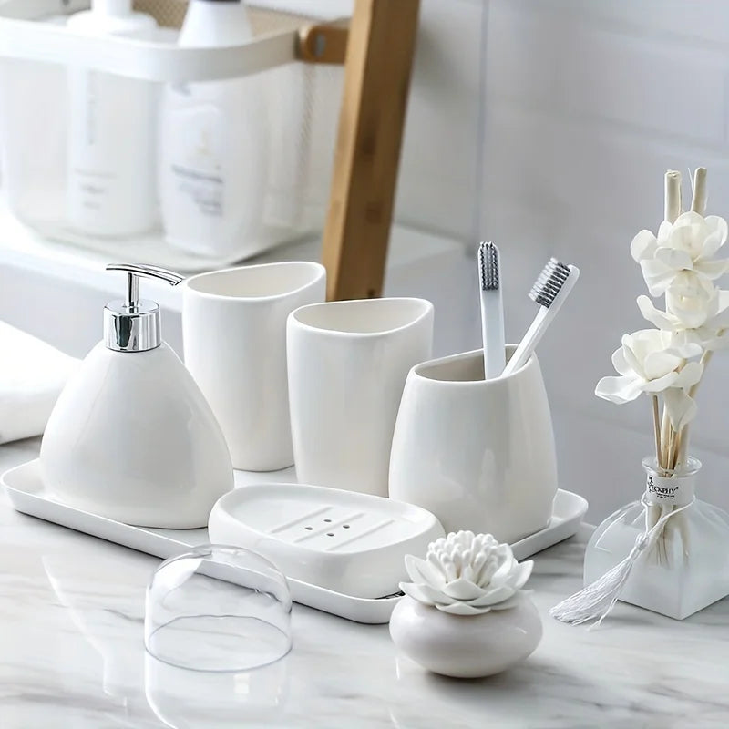 Bathroom set - White