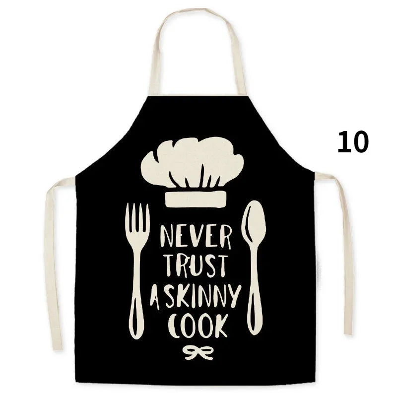 Apron with words