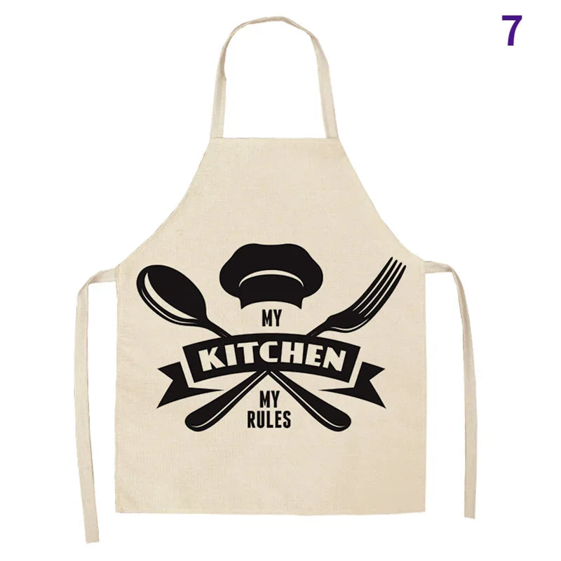 Apron with words