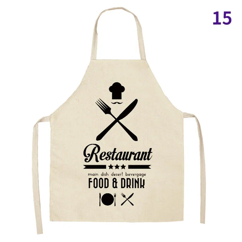 Apron with words