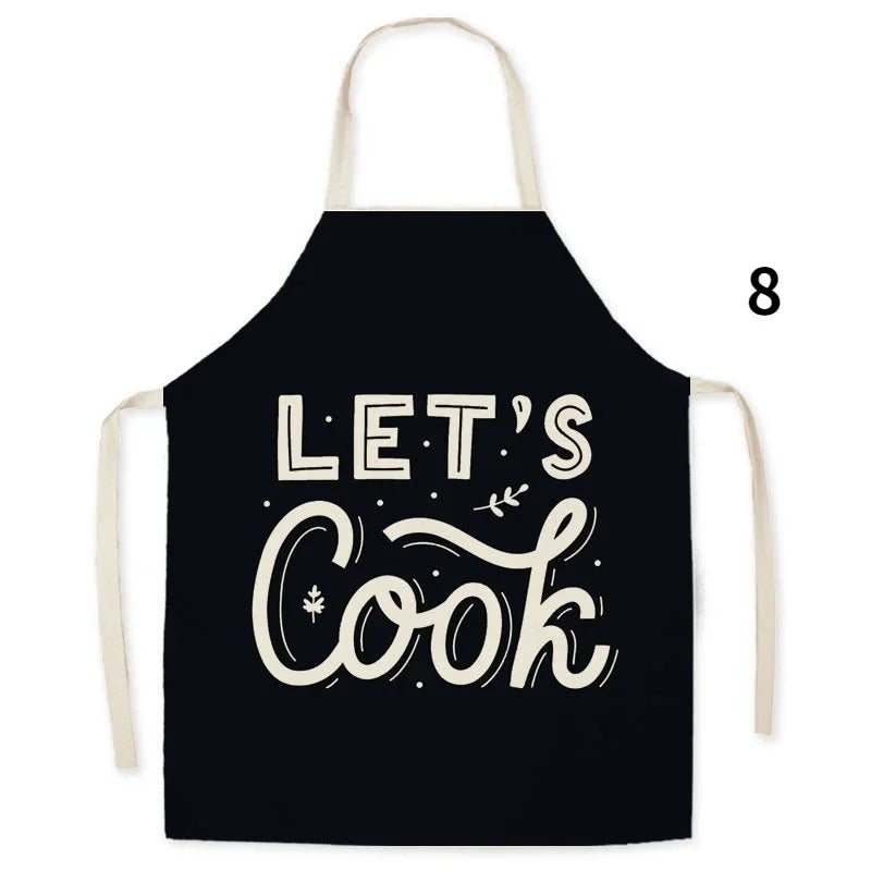 Apron with words