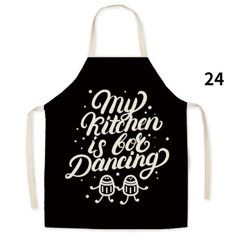 Apron with words