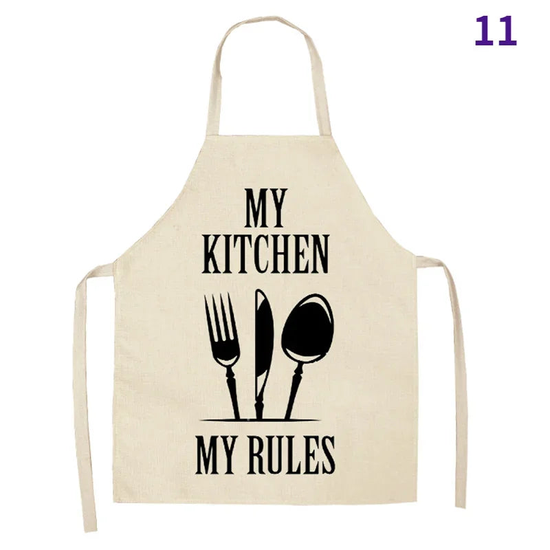 Apron with words