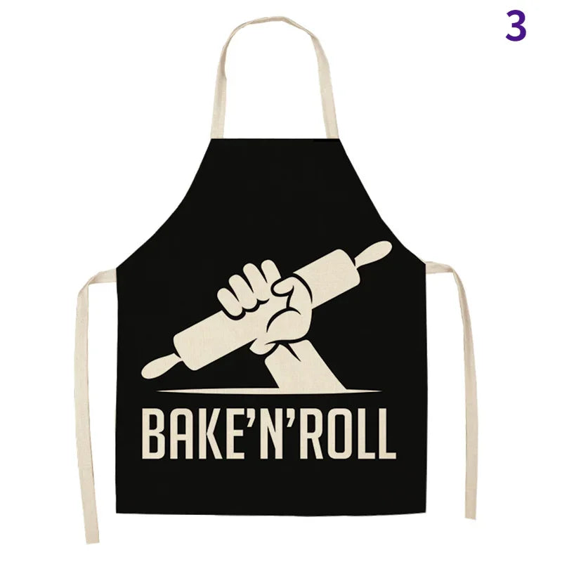 Apron with words