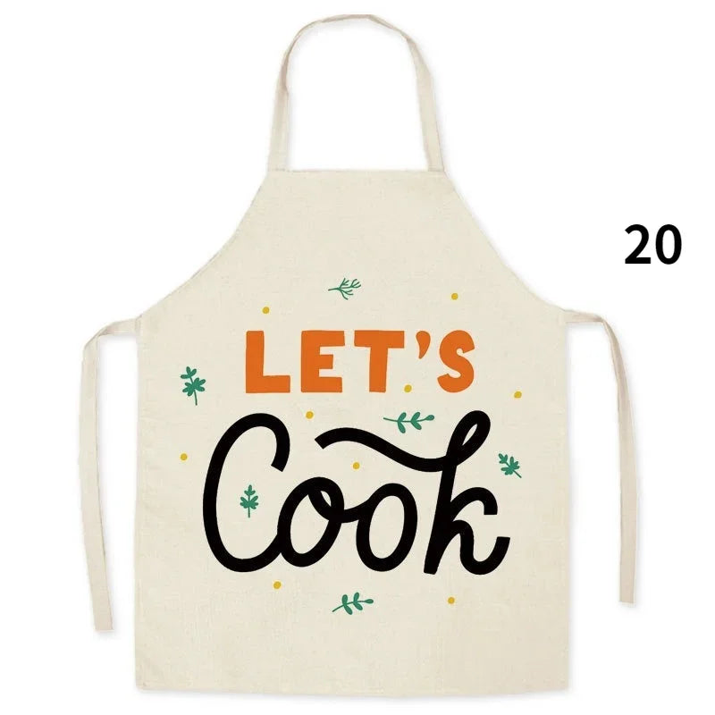 Apron with words