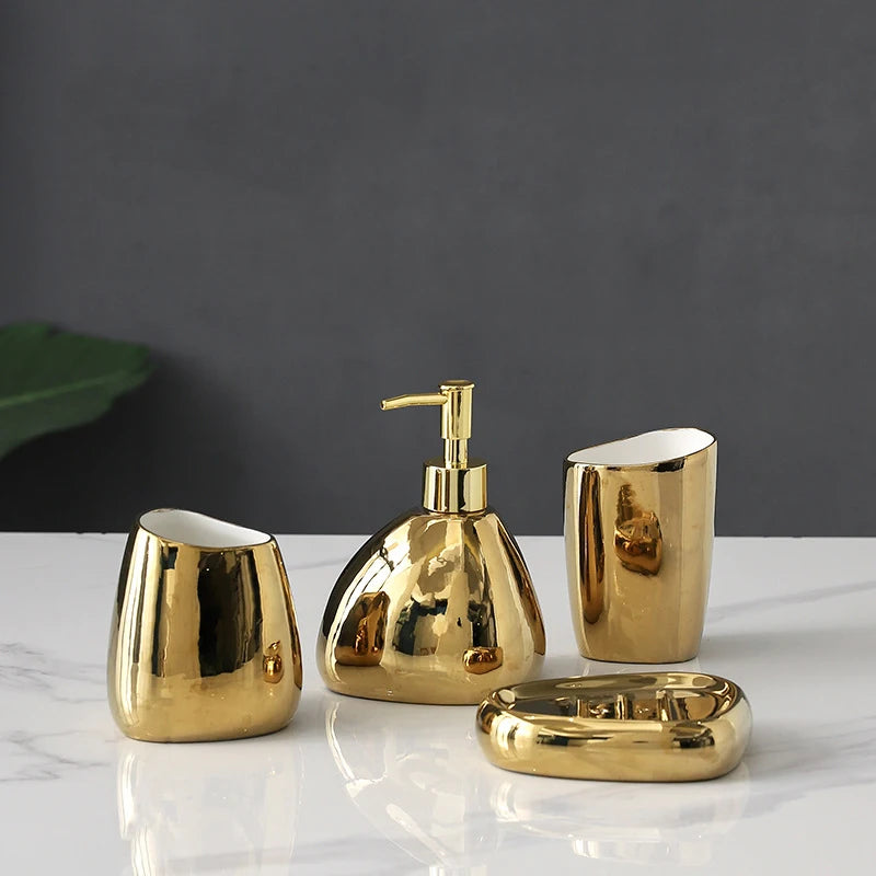 Bathroom set - Gold