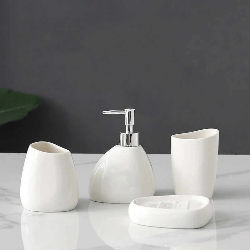 Bathroom set - White