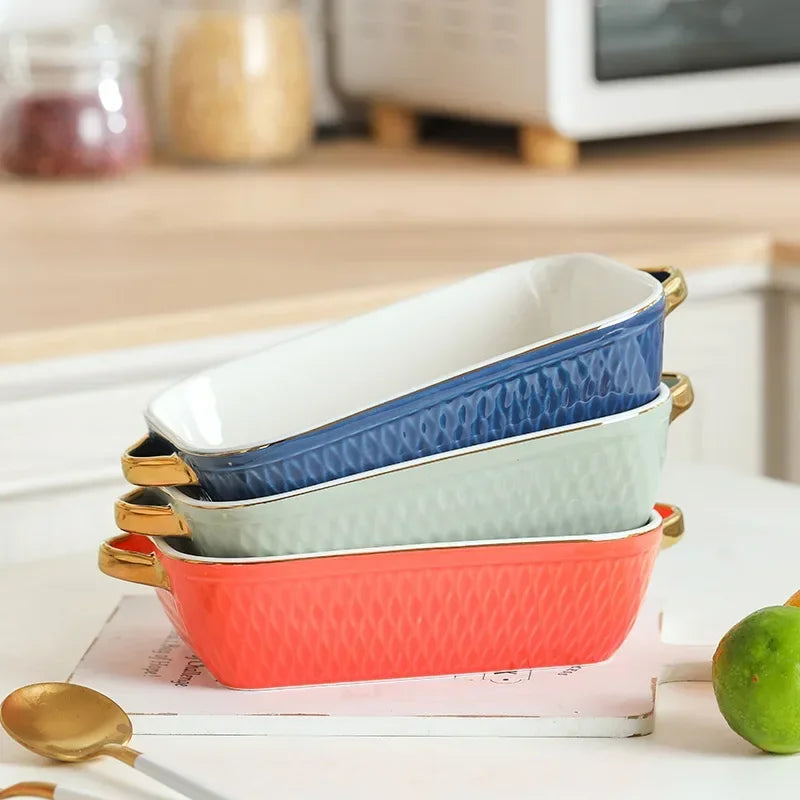 Ceramic baking dish