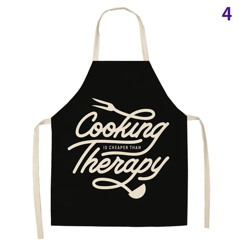 Apron with words