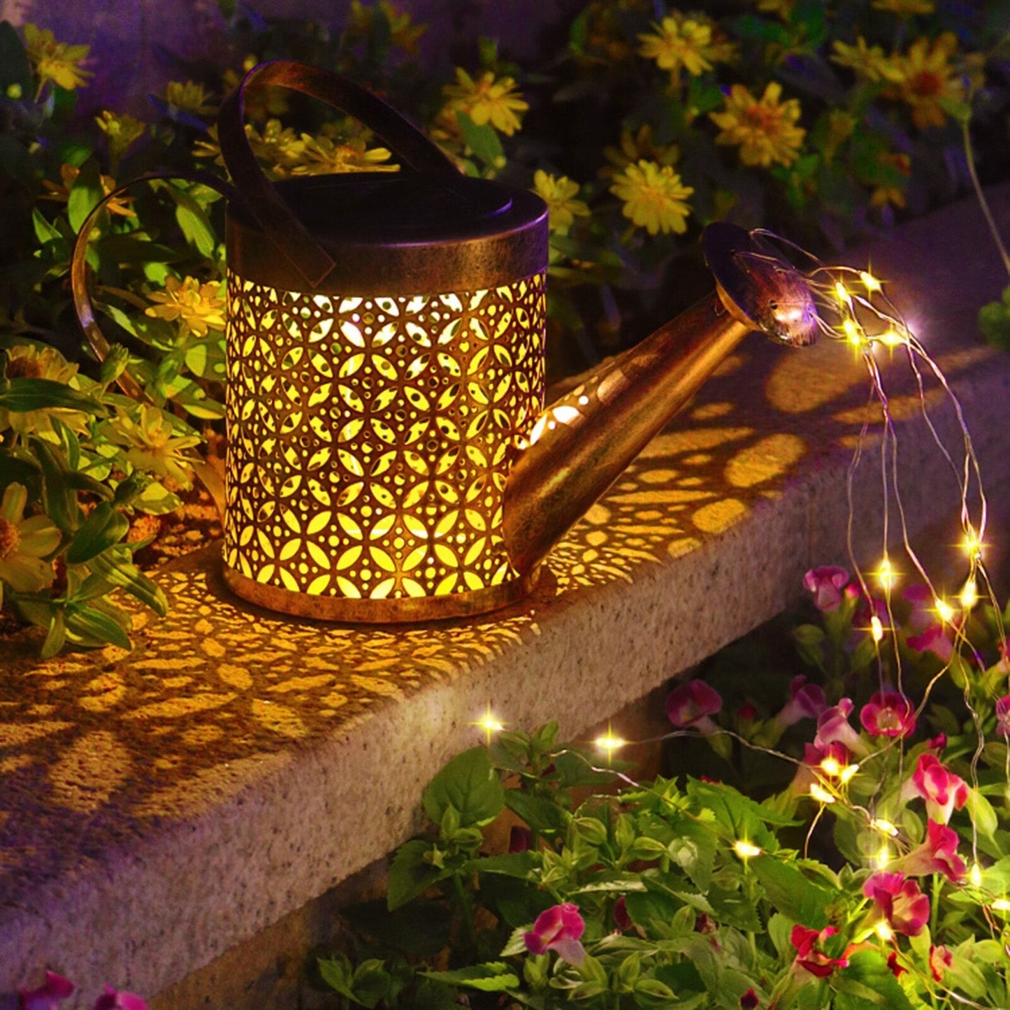 Solar LED Outdoor Watering Can Light