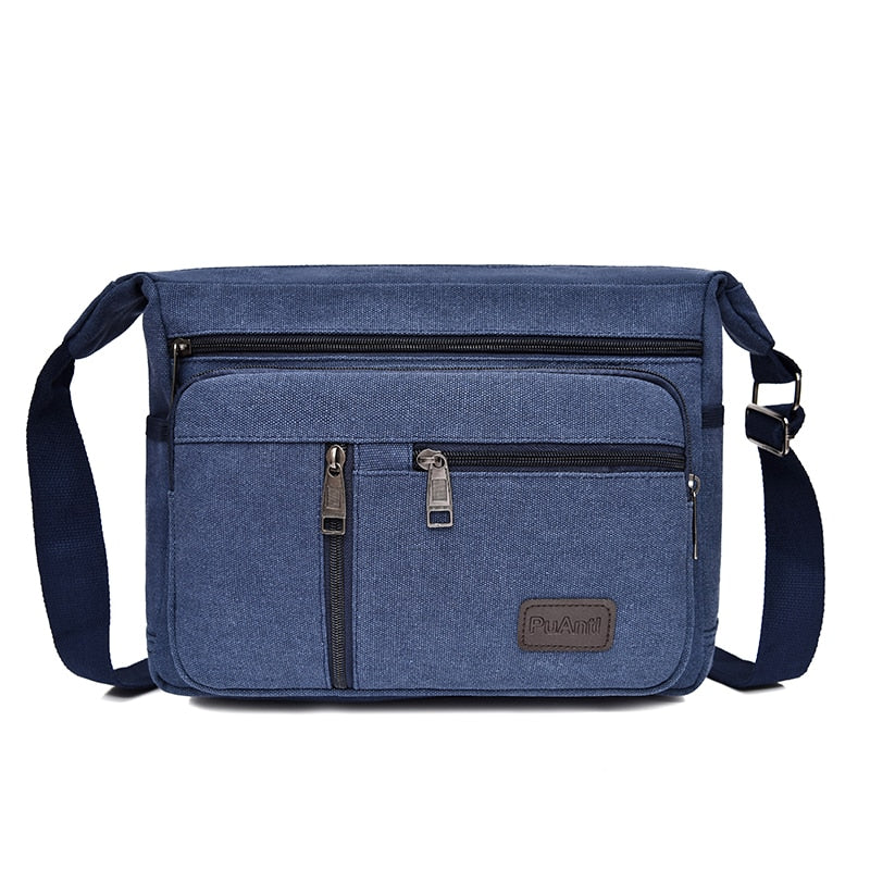 Canvas shoulder bag