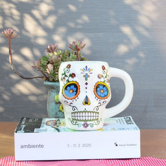 Skull mug - Day of the Dead