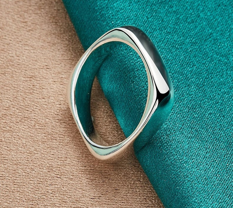 Smooth Silver Ring