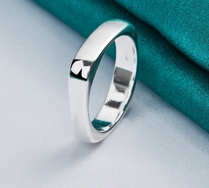 Smooth Silver Ring